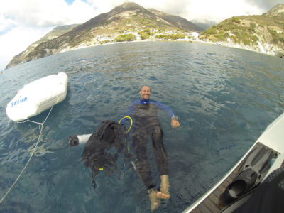 Tauchgang bei Pomonte, Elba Tauchgang bei Pomonte, Elba