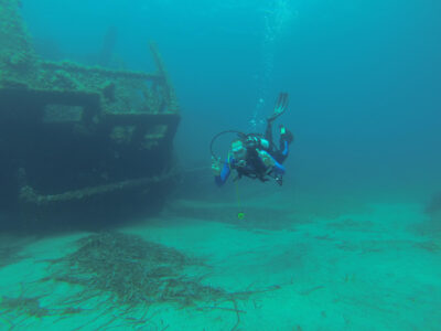 Wracktauchen bei Pomonte Wracktauchen bei Pomonte