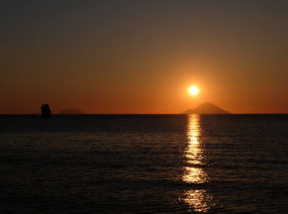 Sunset hinter Filicudi